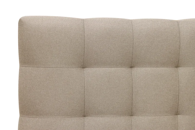 HVILA Classic Komplett Sängpaket 140x200 cm Kontinentalsäng med rutad sänggavel - Beige - Möbler - Säng - Kontinentalsäng