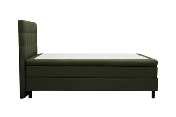 HVILA Classic Komplett Sängpaket 140x200 cm Kontinentalsäng med rutad sänggavel - Grön - Möbler - Säng - Kontinentalsäng
