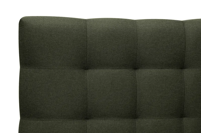 HVILA Classic Komplett Sängpaket 140x200 cm Kontinentalsäng med rutad sänggavel - Grön - Möbler - Säng - Kontinentalsäng