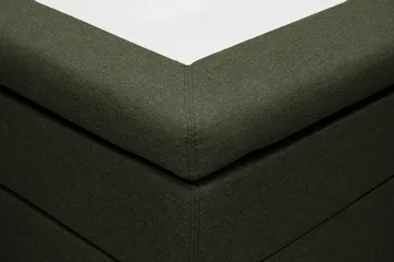 HVILA Classic Komplett Sängpaket 140x200 cm Kontinentalsäng med rutad sänggavel - Grön - Möbler - Säng - Kontinentalsäng