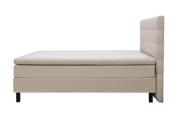 HVILA Classic Komplett Sängpaket 160x200 cm Kontinentalsäng med rutad sänggavel - Beige - Möbler - Säng - Kontinentalsäng