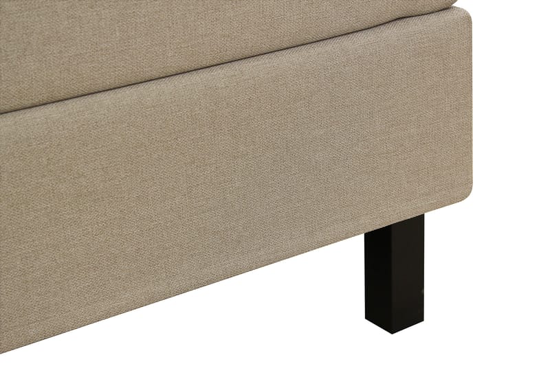 HVILA Classic Komplett Sängpaket 160x200 cm Kontinentalsäng med rutad sänggavel - Beige - Möbler - Säng - Kontinentalsäng