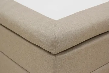 HVILA Classic Komplett Sängpaket 160x200 cm Kontinentalsäng med rutad sänggavel - Beige - Möbler - Säng - Kontinentalsäng