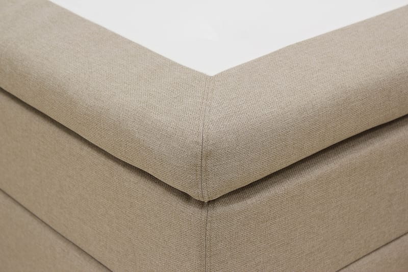 HVILA Classic Komplett Sängpaket 160x200 cm Kontinentalsäng med rutad sänggavel - Beige - Möbler - Säng - Kontinentalsäng