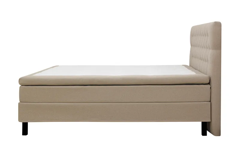 HVILA Classic Komplett Sängpaket 180x200 cm Kontinentalsäng med diamant sänggavel - Beige - Möbler - Säng - Kontinentalsäng
