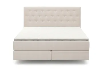 HVILA Premium Sängpaket Kontinentalsäng 180x200 cm med svävande effekt inkl. Bäddmadrass i Polyesterskum Vändbar Sommar & Vintersida och Tvättbar klädsel - Sommar & Vintersida - Möbler - Säng - Komplett sängpaket