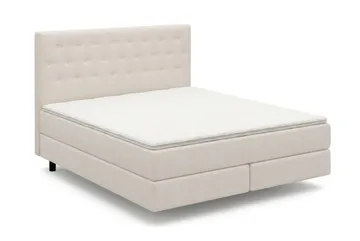 HVILA Premium Sängpaket Kontinentalsäng 180x200 cm med svävande effekt inkl. Bäddmadrass i Polyesterskum Vändbar Sommar & Vintersida och Tvättbar klädsel - Sommar & Vintersida - Möbler - Säng - Komplett sängpaket
