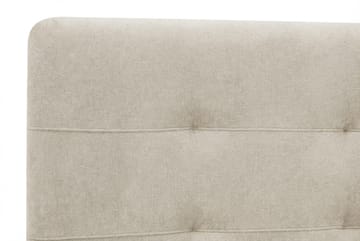 HVILA Premium Komplett Sängpaket 160x200 cm Kontinentalsäng med Sänggavel - Beige Tyg - Möbler - Säng - Kontinentalsäng