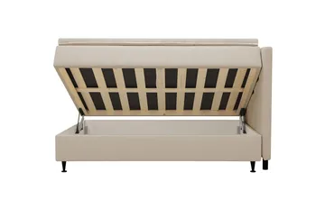 HVILA Plus Komplett Sängpaket med Förvaring 140x200 cm - Beige - Möbler - Säng - Enkelsäng