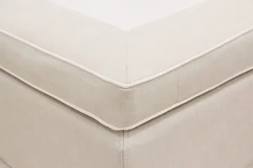 HVILA Premium Kontinentalsäng 160x200 cm - Ljusbeige Tyg - Möbler - Säng - Kontinentalsäng
