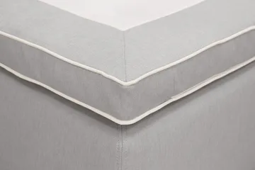 HVILA Plus Kontinentalsäng med Förvaring 160x200 cm - Grå - Möbler - Säng - Kontinentalsäng