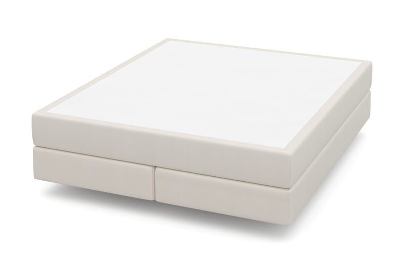HVILA Premium Kontinentalsäng 180x200 cm med svävande effekt utan bäddmadrass - Vit - Möbler - Säng - Komplett sängpaket