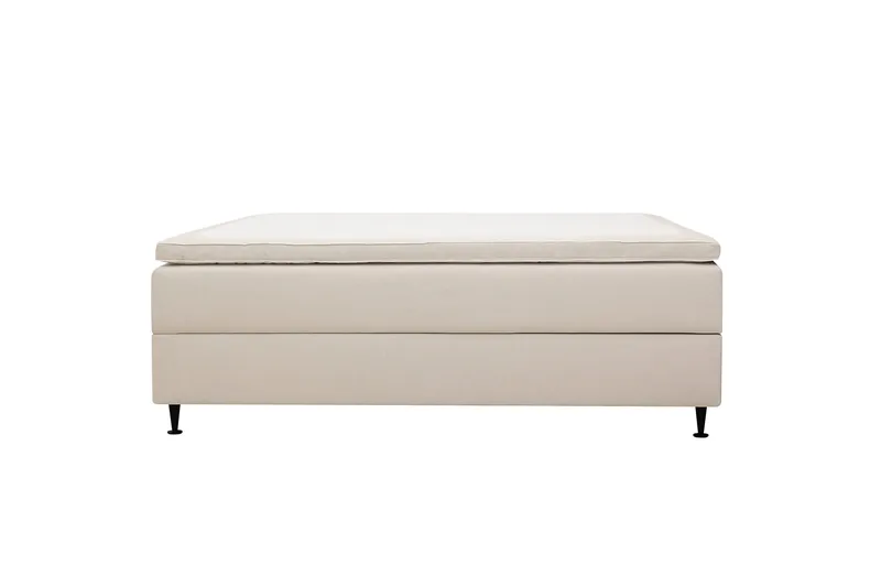 HVILA Plus Kontinentalsäng med Förvaring 140x200 cm - Ljusbeige - Möbler - Säng - Säng med förvaring