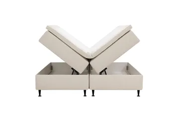HVILA Plus Kontinentalsäng med Förvaring 160x200 cm - Ljusbeige - Möbler - Säng - Säng med förvaring