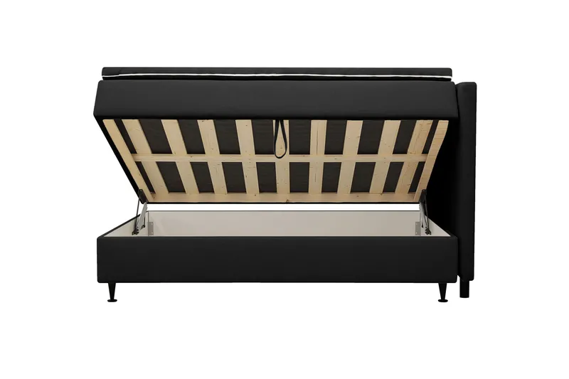 HVILA Plus Komplett Sängpaket med Förvaring 140x200 cm - Antracit - Möbler - Säng - Enkelsäng