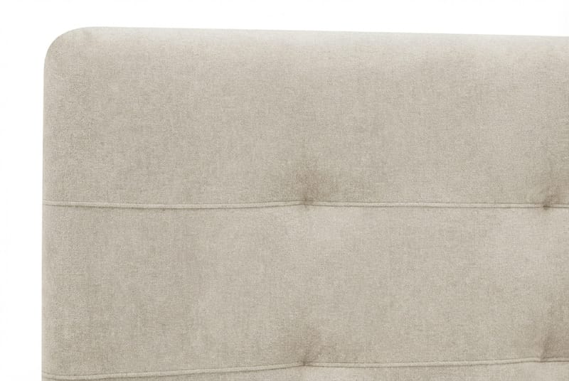 HVILA Premium Komplett Sängpaket 180x200 cm Kontinentalsäng med Sänggavel - Beige Tyg - Möbler - Säng - Kontinentalsäng
