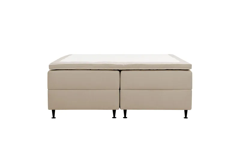 HVILA Plus Kontinentalsäng med Förvaring 180x200 cm, Beige