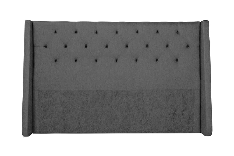 Imperia Komplett Sängpaket 210x210 cm Kontinentalsäng med gavel - Mörkgrå - Möbler - Säng - Kontinentalsäng