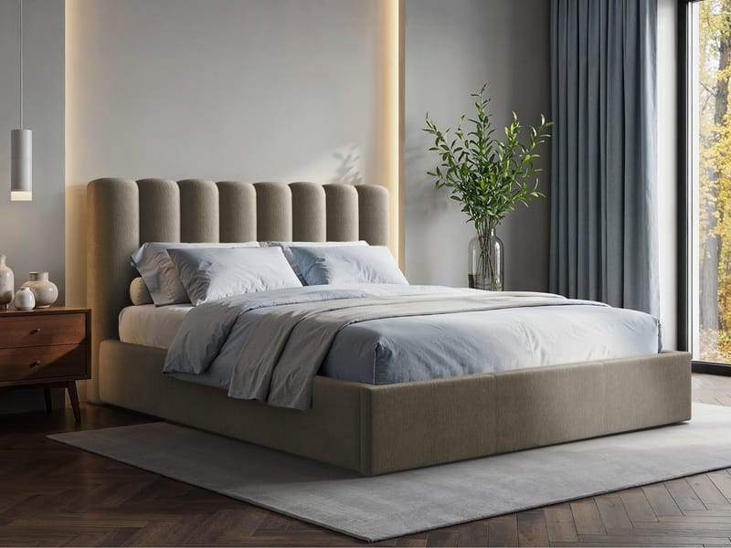 Isvik Sängram med förvaring 180x200 cm - Möbler - Säng - Sängram & sängstomme