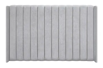 Joluma Komplett Sängpaket – Kontinentalsäng 180x200 cm i Tyg med Sänggavel + Bäddmadrass med Fasthetsgrad Fast/Medium - Ljusgrå - Möbler - Säng - Kontinentalsäng