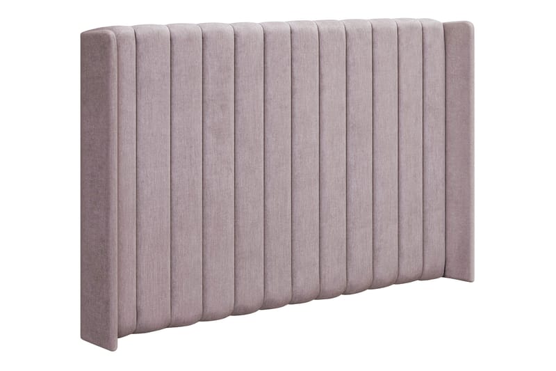 Joluma Komplett Sängpaket – Kontinentalsäng 180x200 cm i Tyg med Sänggavel + Bäddmadrass med Fasthetsgrad Medium - Vintagerose - Möbler - Säng - Kontinentalsäng