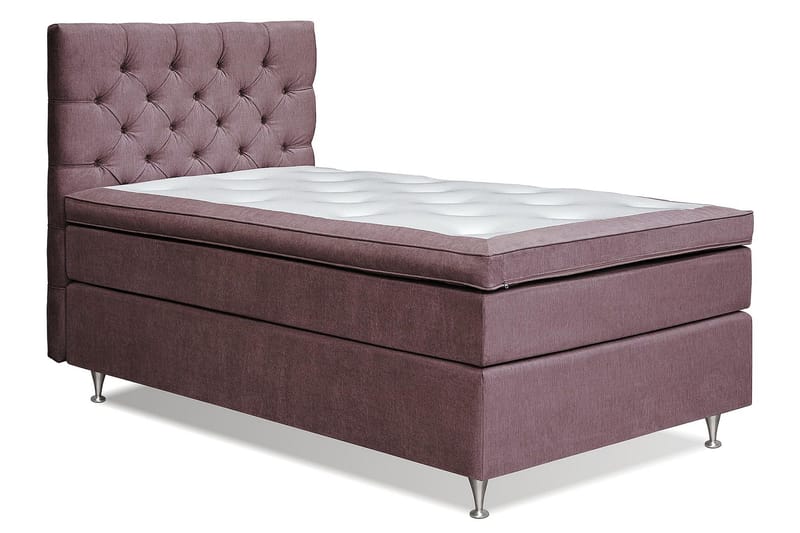 Joluma Sängpaket Fast 105x200 cm - (+Fler val) 105x200 cm Mörkrosa - Möbler - Säng - Kontinentalsäng