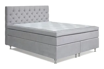 Joluma Sängpaket Fast 180x200 cm - Ljusgrå - Möbler - Säng - Kontinentalsäng
