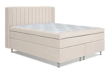 Joluma Sängpaket Fast/Medium 180x200 cm - (+Fler val) 180x200 cm Ljusbeige - Möbler - Säng - Kontinentalsäng