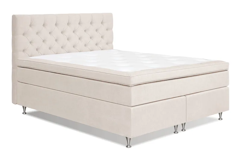 Joluma Sängpaket Fast/Medium 180x200 cm - (+Fler val) 180x200 cm Ljusbeige - Möbler - Säng - Kontinentalsäng