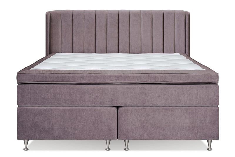 Joluma Sängpaket Fast/Medium 180x200 cm - (+Fler val) 180x200 cm Mörkrosa - Möbler - Säng - Kontinentalsäng