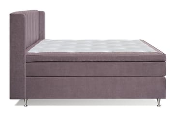 Joluma Sängpaket Fast/Medium 180x200 cm - (+Fler val) 180x200 cm Mörkrosa - Möbler - Säng - Kontinentalsäng