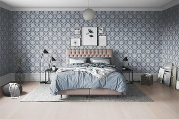 Joluma Sängpaket Medium 140x200 cm - (+Fler val) 140x200 cm Vintagerose - Möbler - Säng - Kontinentalsäng