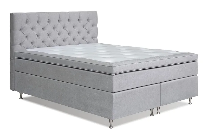 Joluma Sängpaket Medium 180x200 cm - (+Fler val) 180x200 cm Ljusgrå - Möbler - Säng - Kontinentalsäng