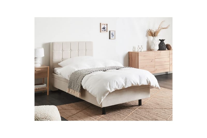 Justerbar säng Duke - Beige, 80x200 cm - Möbler - Säng - Sängram & sängstomme