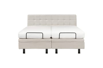 Justerbar säng Duke - Beige, svart, 160x200 cm - Möbler - Säng - Sängram & sängstomme
