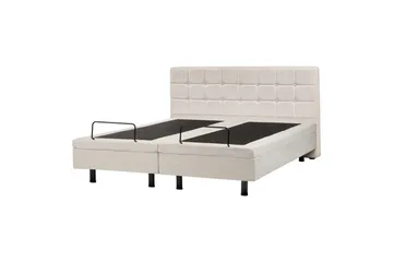 Justerbar säng Duke - Beige, svart, 160x200 cm - Möbler - Säng - Sängram & sängstomme