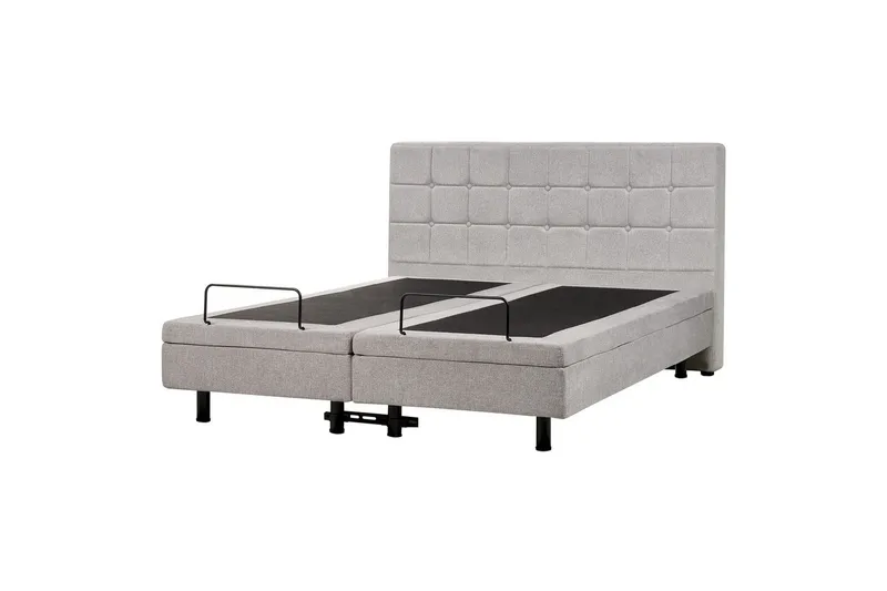 Justerbar säng Duke - Grå, svart, 160x200 cm - Möbler - Säng - Ställbar säng
