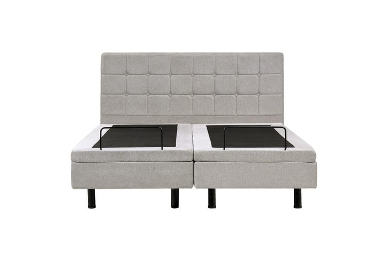 Justerbar säng Duke - Grå, svart, 160x200 cm - Möbler - Säng - Sängram & sängstomme