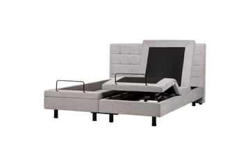 Justerbar säng Duke - Grå, svart, 180x200 cm - Möbler - Säng - Sängram & sängstomme