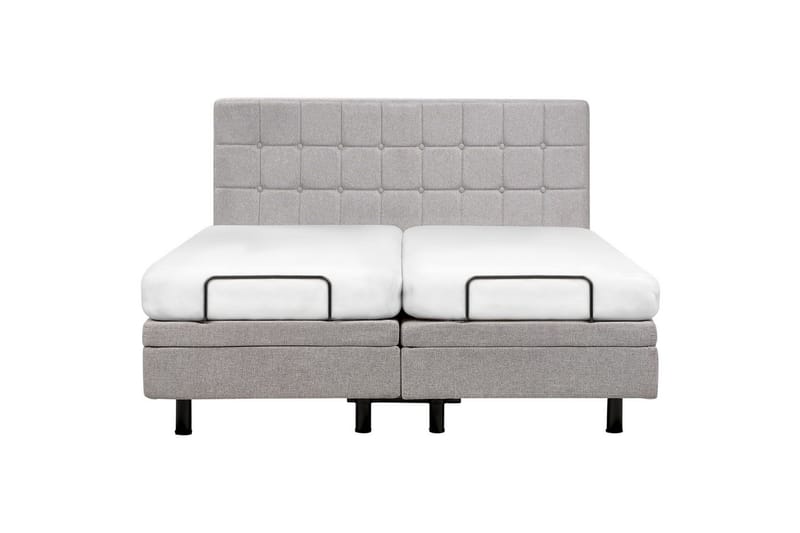 Justerbar säng Duke - Grå, svart, 180x200 cm - Möbler - Säng - Sängram & sängstomme