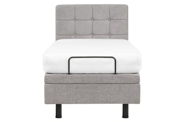 Justerbar säng Duke - Grå, svart, 80x200 cm - Möbler - Säng - Ställbar säng