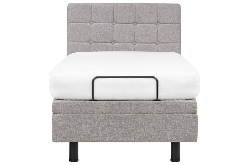 Justerbar säng Duke - Grå, svart, 90x200 cm - Möbler - Säng - Ställbar säng