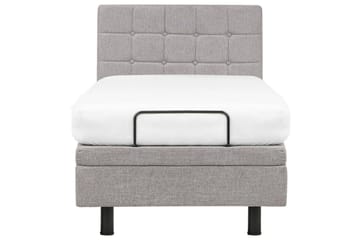 Justerbar säng Duke - Grå, svart, 90x200 cm - Möbler - Säng - Sängram & sängstomme