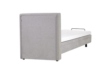 Justerbar säng Duke - Grå, svart, 90x200 cm - Möbler - Säng - Sängram & sängstomme