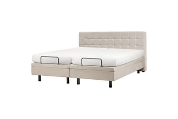 Justerbar säng Duke - Ljusbeige, 180x200 cm - Möbler - Säng - Sängram & sängstomme