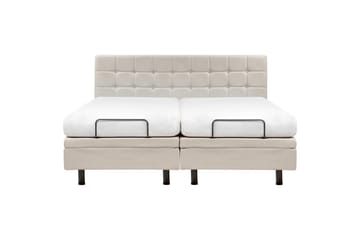 Justerbar säng Duke - Ljusbeige, 180x200 cm - Möbler - Säng - Sängram & sängstomme