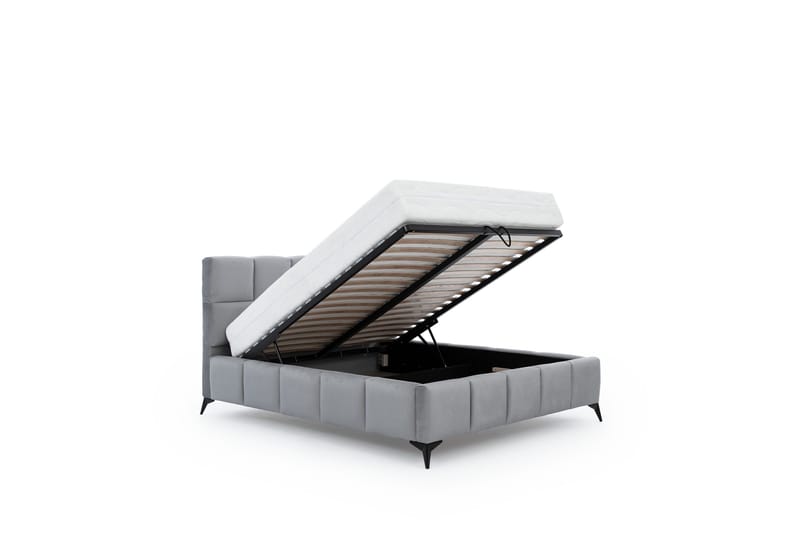 Kamble Sängram med Förvaring 160x200 cm - Beige - Möbler - Säng - Säng med förvaring