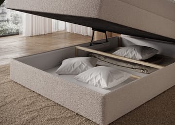 Kasped Sängpaket Kontinentalsäng med förvaring 120x200 cm - svart - Möbler - Säng - Kontinentalsäng