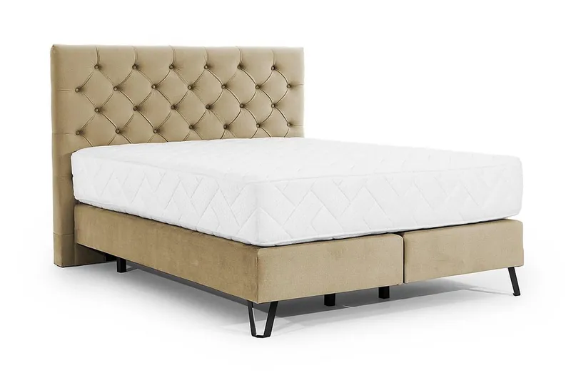 Katsumi Sängpaket Ramsäng 140x200 cm, Beige