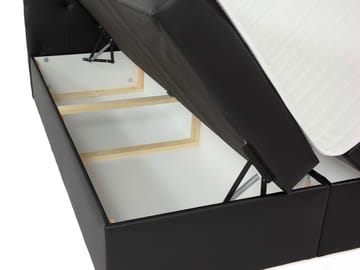 Kleiv Kontinentalsäng med förvaring 140x200 cm - brun - Möbler - Säng - Kontinentalsäng